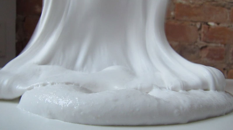 Melted frosty the snowman slime