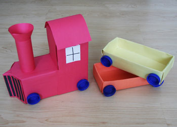 milk carton train