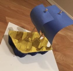 ship egg carton craft