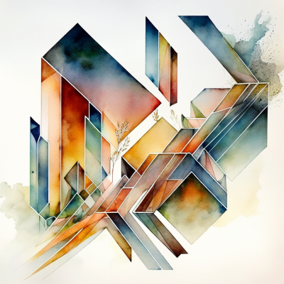 glazing techniques - geometric