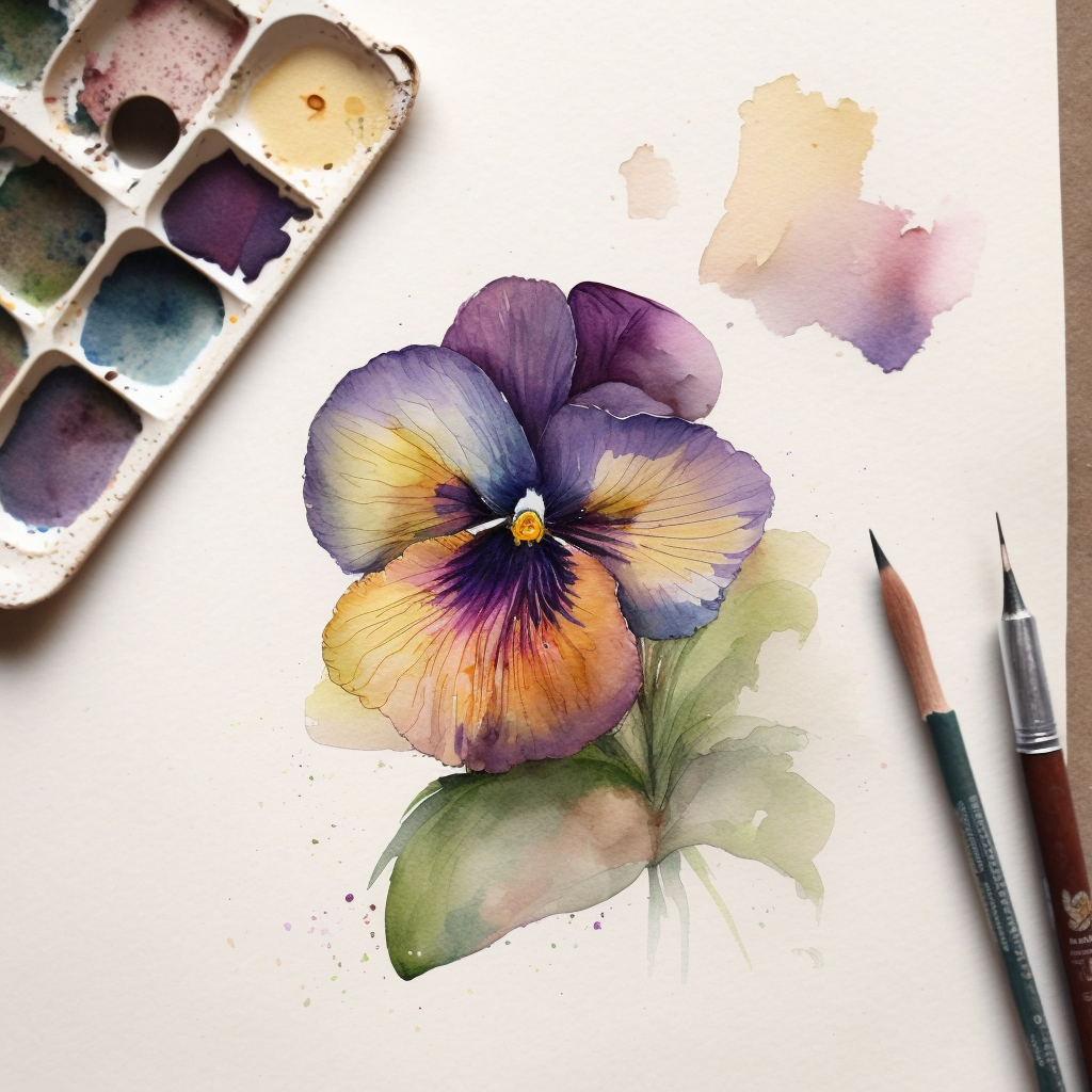 glazing techniques -flower