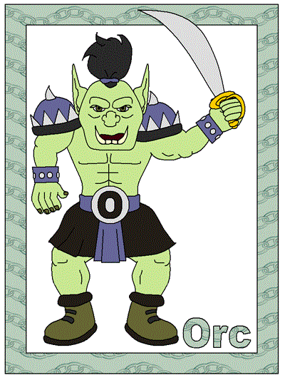 orc printable poster