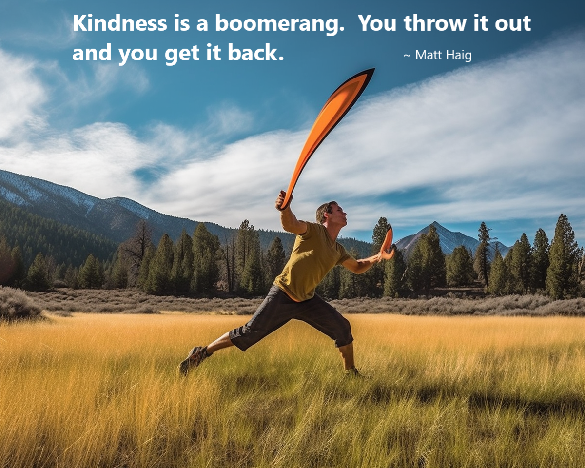 kindness boomerang