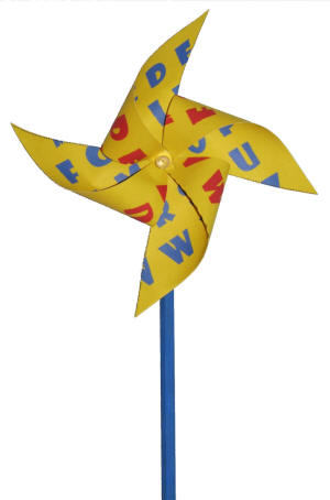 alphabet pinwheel craft