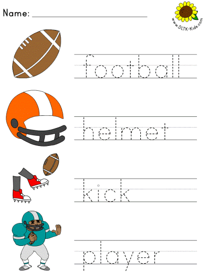 football tracer pages