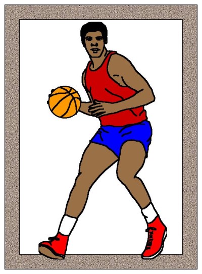 basketball coloring page