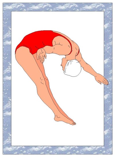 dive coloring page
