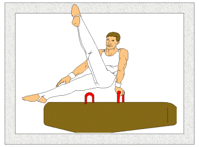 gymnastics coloring page