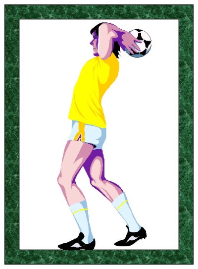soccer coloring page