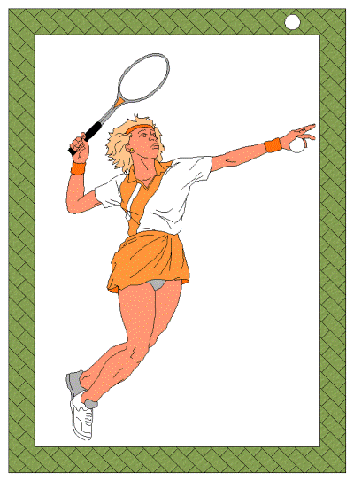 tennis coloring page