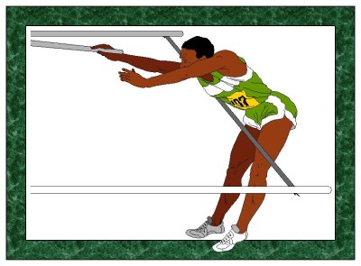 vaulting coloring page