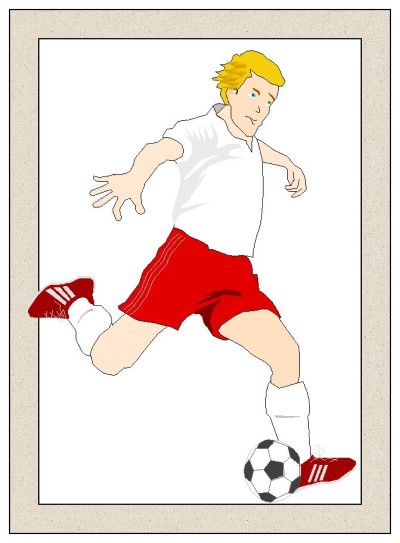soccer coloring page