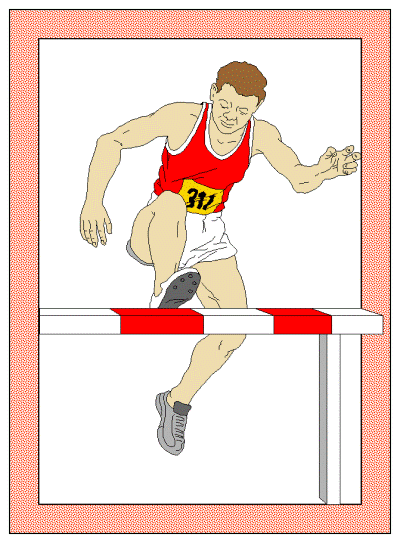 track and field coloring page