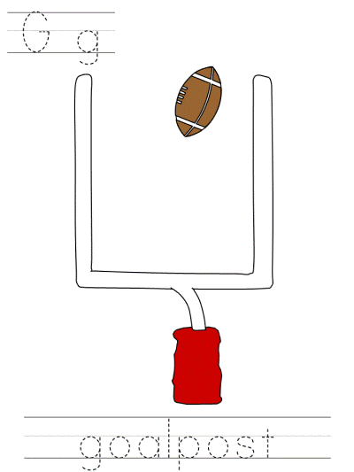 goalpost tracer pages