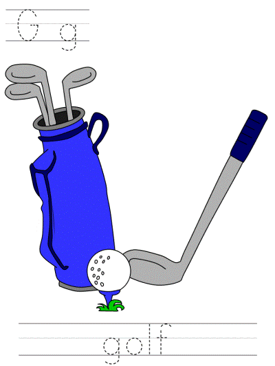 golf tracer pages