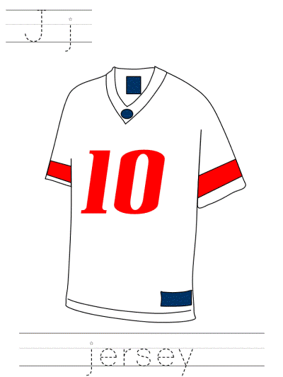 super bowl jersey tracer pages