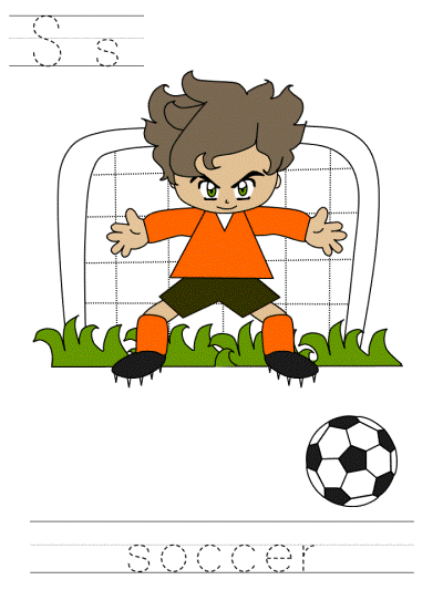 soccer tracer pages