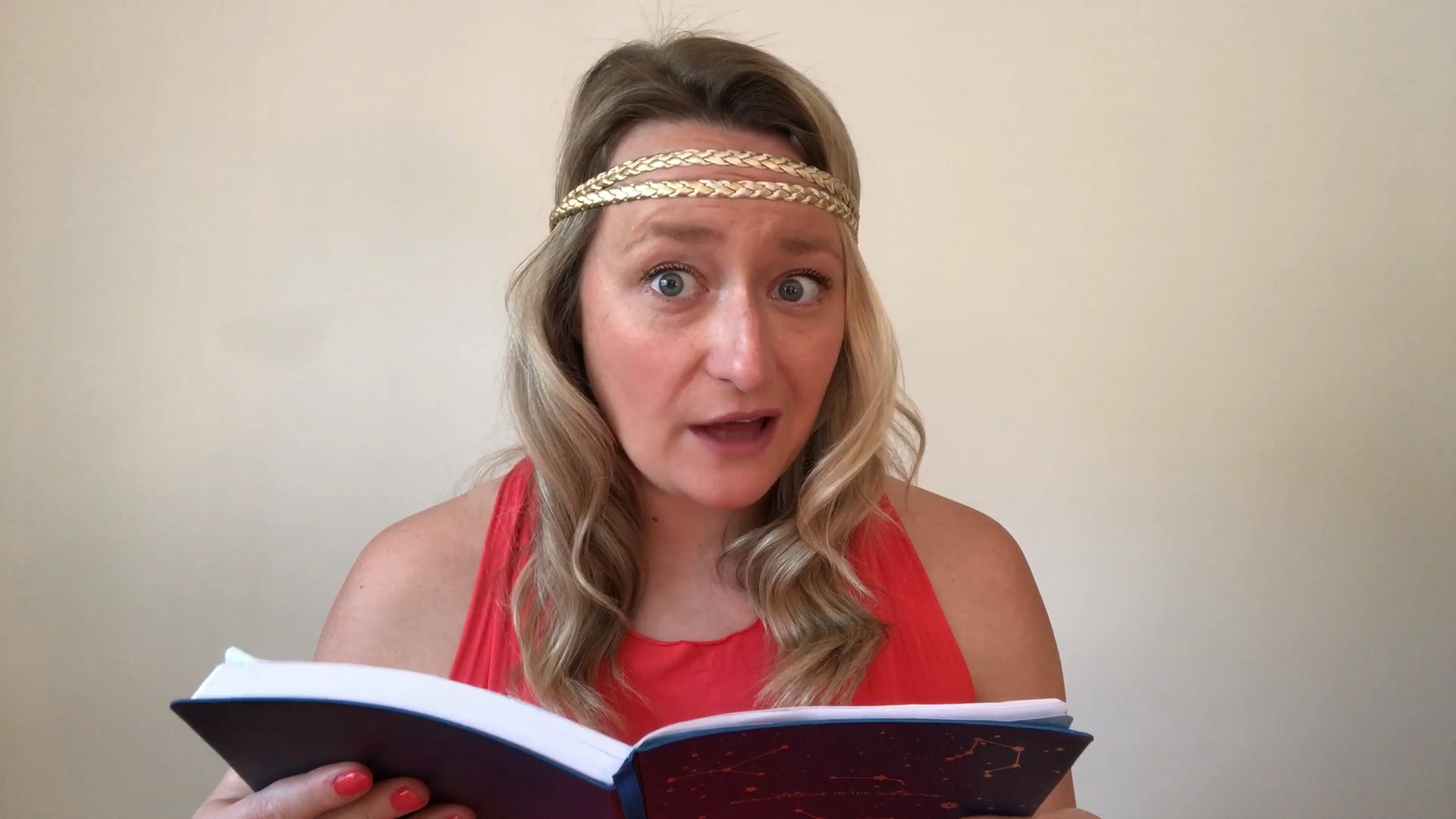 Image of the storyteller telling the story of the Goose and the Golden Egg.