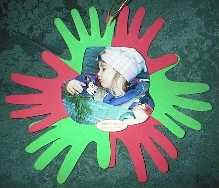 handprint wreath