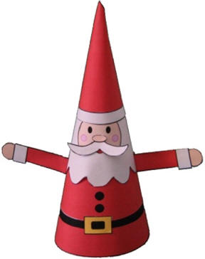 Cone Santa Claus
