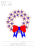 memorial day learn to print coloring page