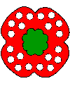 Anzac Day Poppy Bingo Dauber Art