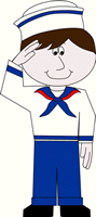 Sailor paper craft