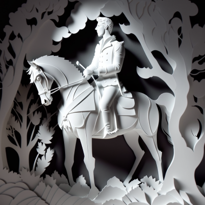 prince riding Silver