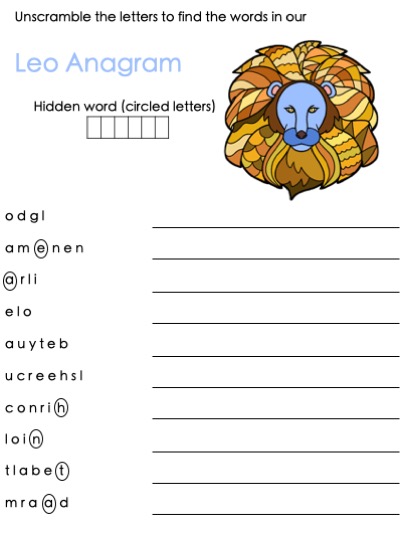 Leo Anagram