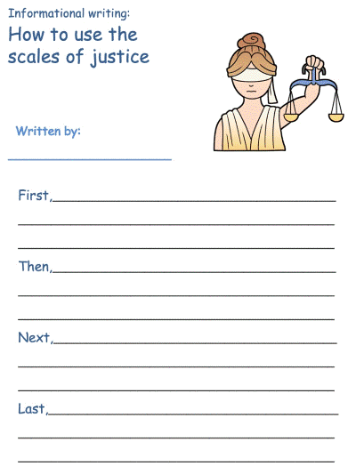 Printable Informational Writing Activities - Virgo Theme
