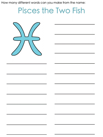 Pisces word mine