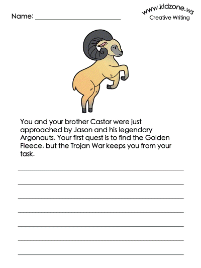 Aries writing prompt
