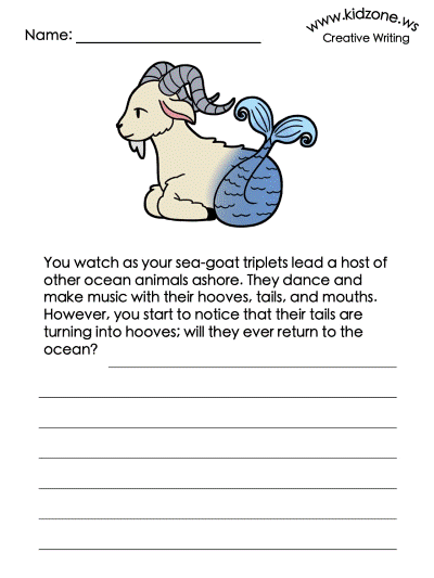 Capricorn writing prompt