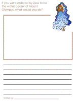 aquarius draw and write worksheets