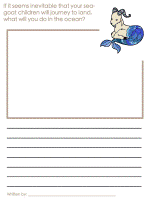 capricorn draw and write worksheets