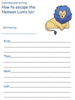 leo informational writing  worksheets