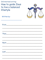 libra informational writing  worksheets