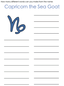 capricorn word mines