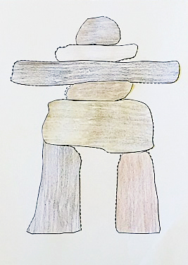 Inukshuk Paper Craft
