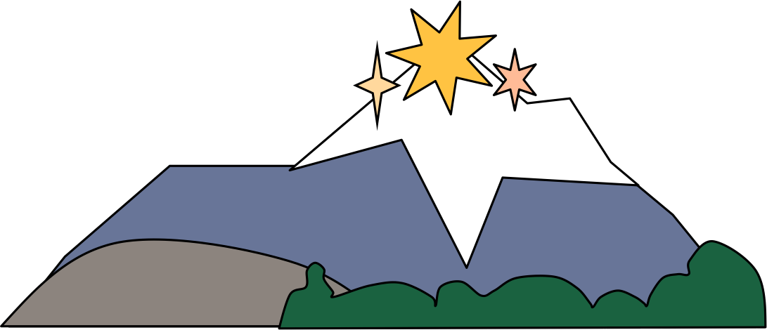 The Moon Maiden: mountain