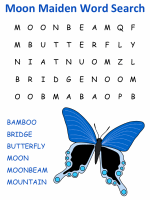 The Moon Maiden Word Search Puzzles