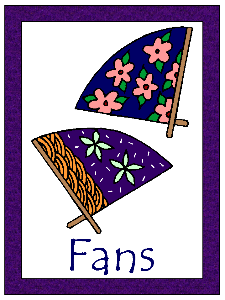fans coloring page