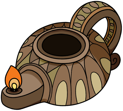 The Story of Hanukkah: the oil lamp
