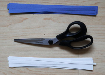 paper strip star of david craft