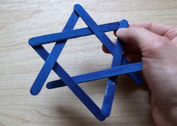 star of david popsicle stick craft