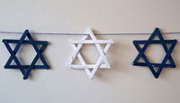 Hanukah Star of David Popsicle Stick Craft