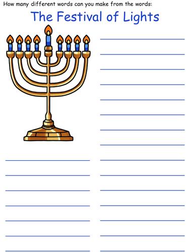 Hanukkah word mine