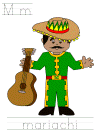 Mexico coloring page