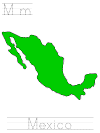Mexico coloring page