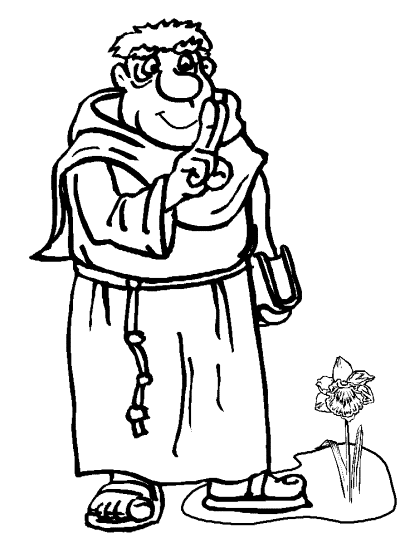 saint david's day coloring page